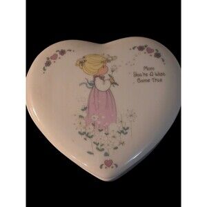 Trinket Box Enesco Precious Moments 1994 Heart Shaped